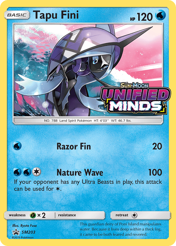 Tapu Fini — SM Black Star Promos #SM203