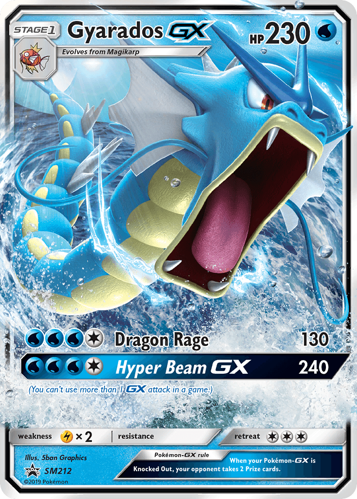 Gyarados-GX — SM Black Star Promos #SM212