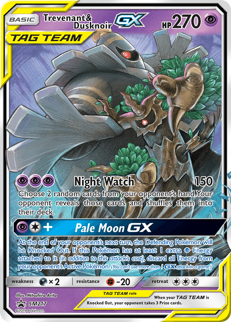 Trevenant & Dusknoir-GX — SM Black Star Promos #SM217