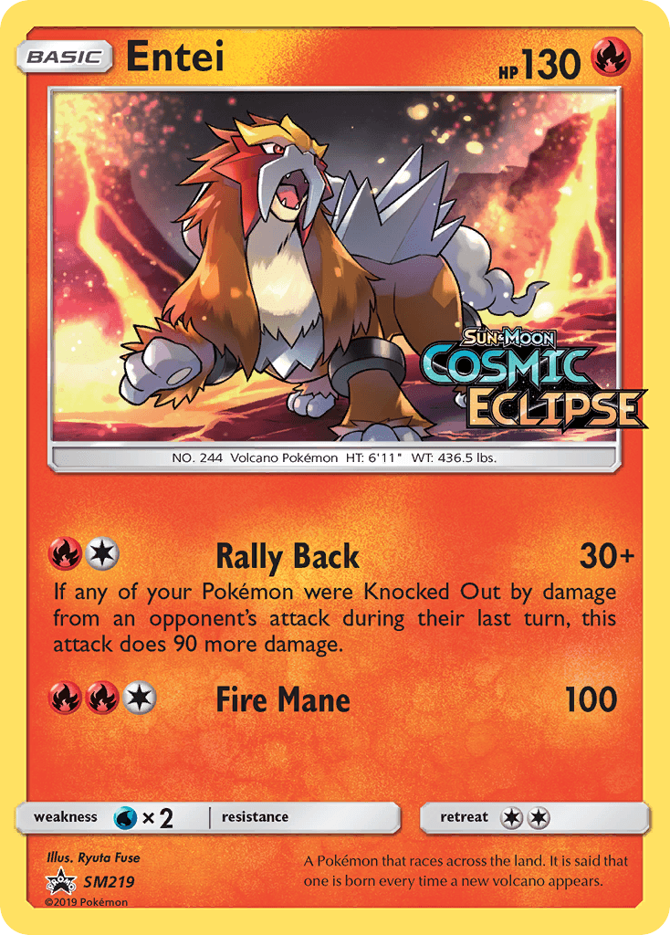 Entei — SM Black Star Promos #SM219