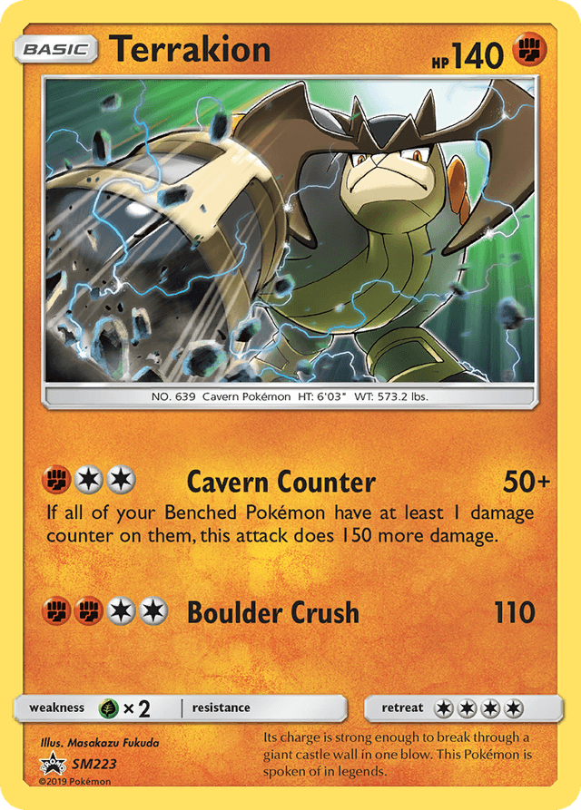 Terrakion — SM Black Star Promos #SM223
