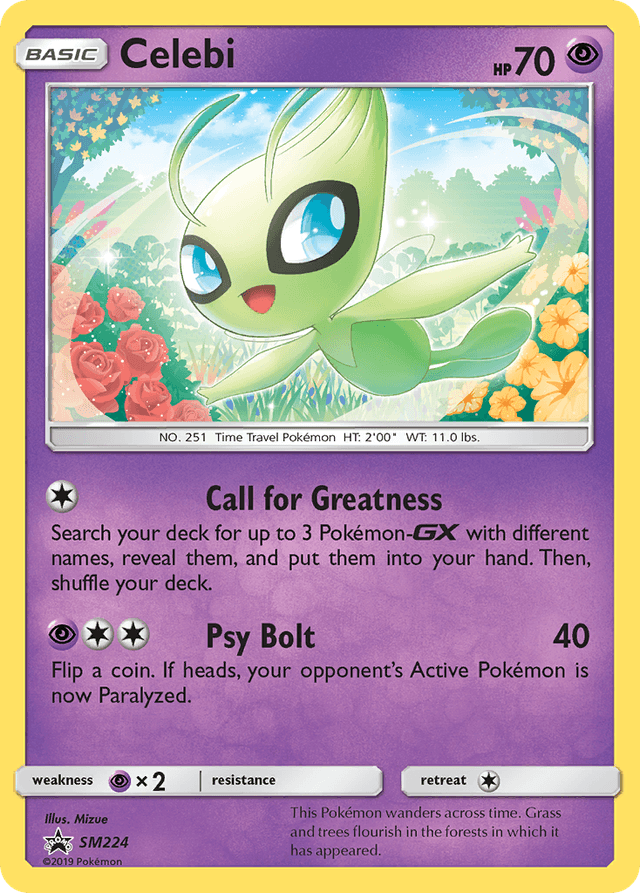 Celebi — SM Black Star Promos #SM224
