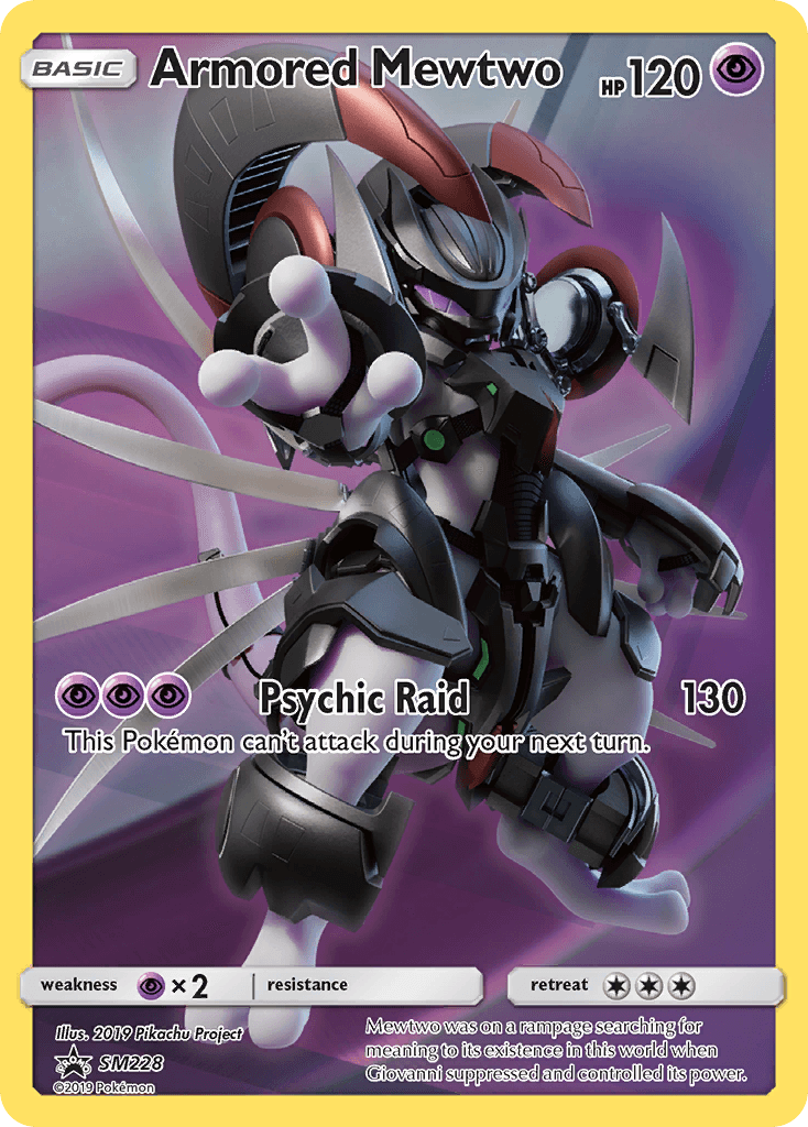 Armored Mewtwo — SM Black Star Promos #SM228