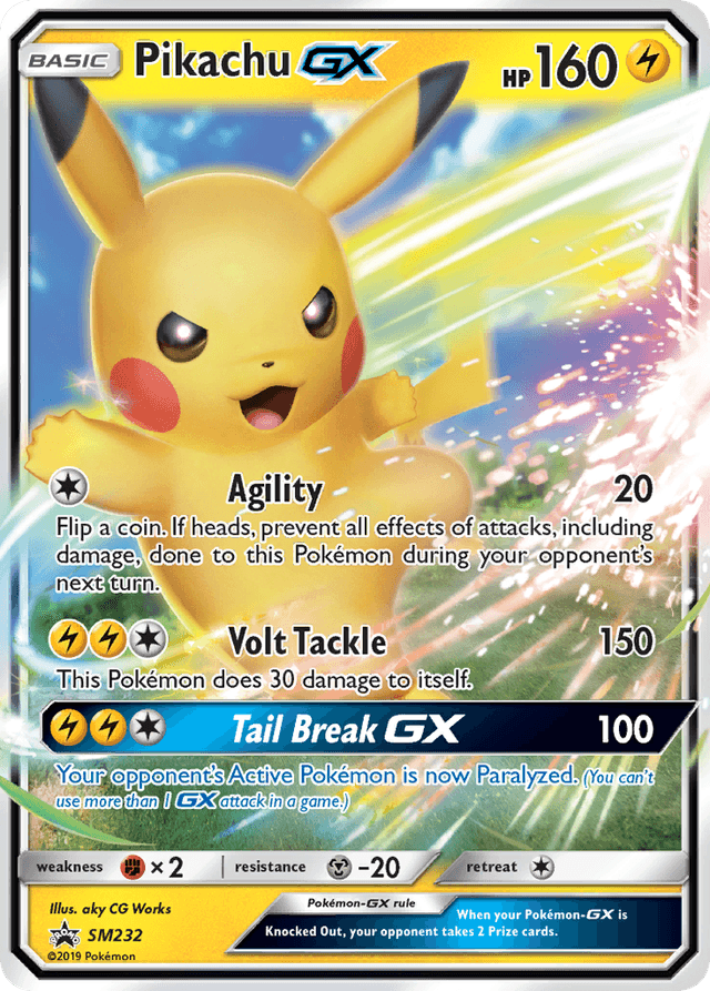 Pikachu-GX — SM Black Star Promos #SM232