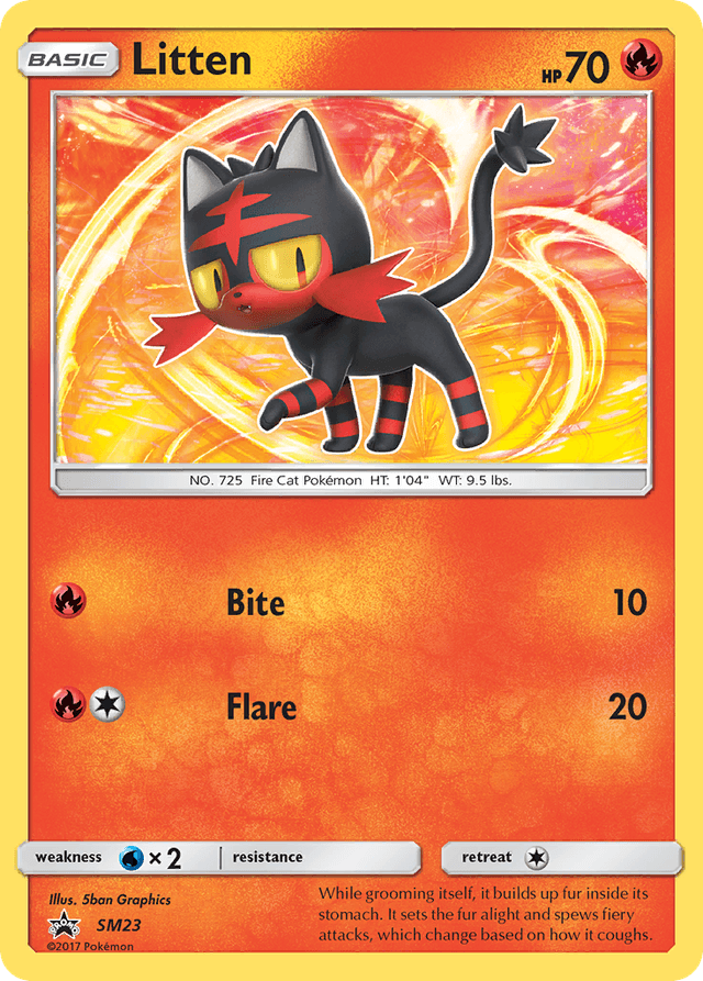 Litten — SM Black Star Promos #SM23