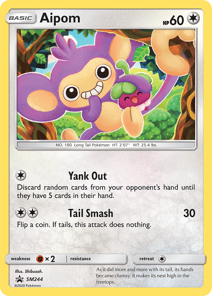 Aipom — SM Black Star Promos #SM244