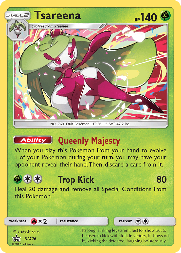 Tsareena — SM Black Star Promos #SM26