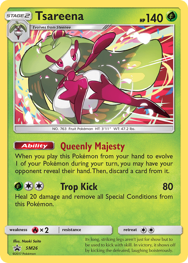 Tsareena — SM Black Star Promos #SM26