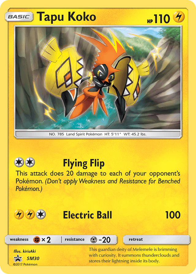Tapu Koko — SM Black Star Promos #SM30