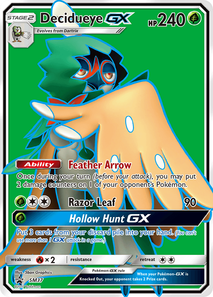 Decidueye-GX — SM Black Star Promos #SM37