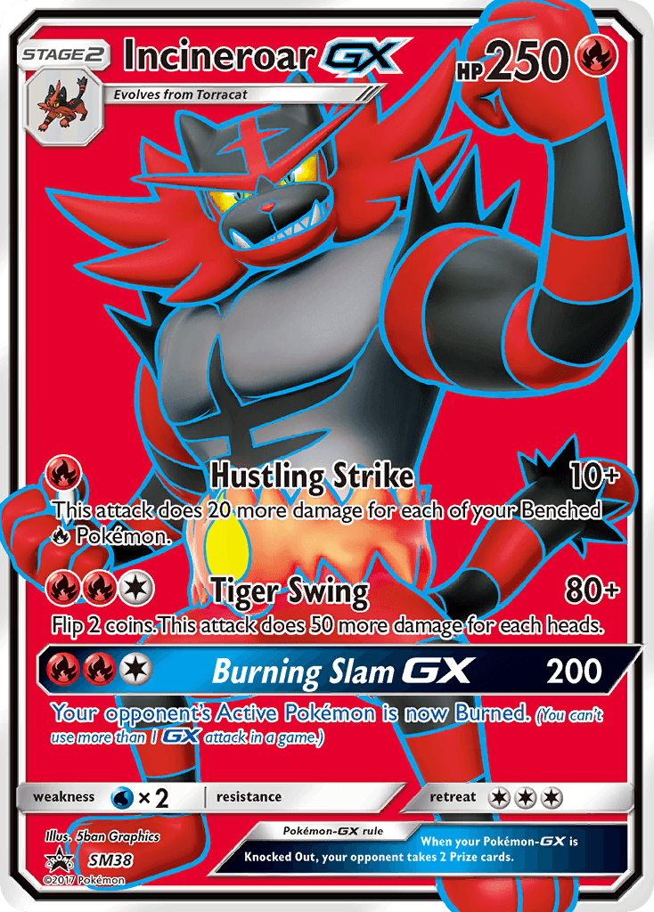 Incineroar-GX — SM Black Star Promos #SM38