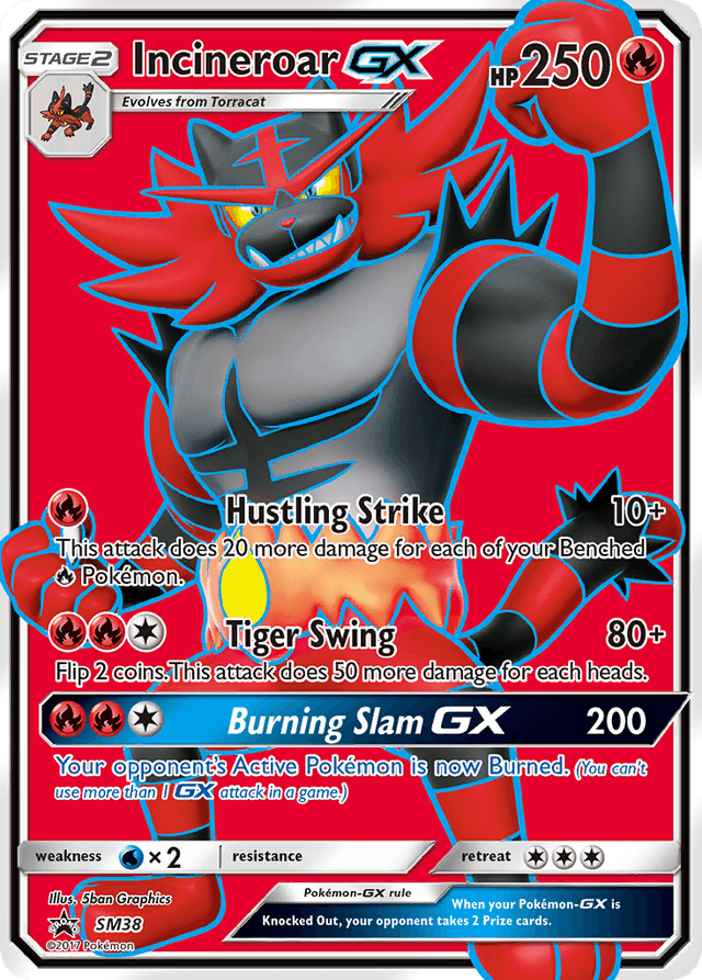 Incineroar-GX — SM Black Star Promos #SM38