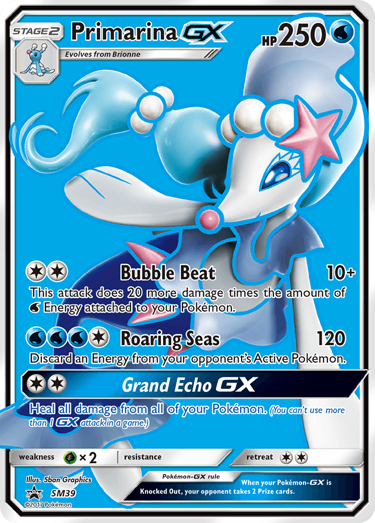 Primarina-GX — SM Black Star Promos #SM39