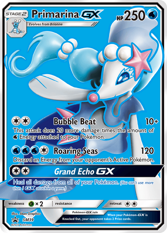Primarina-GX — SM Black Star Promos #SM39