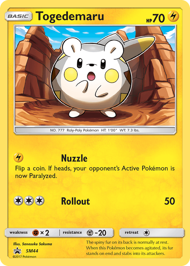 Togedemaru — SM Black Star Promos #SM44