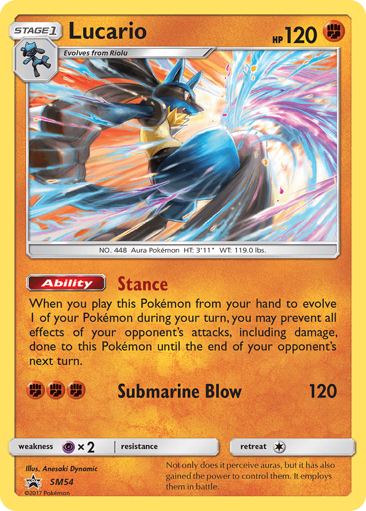 Lucario — SM Black Star Promos #SM54