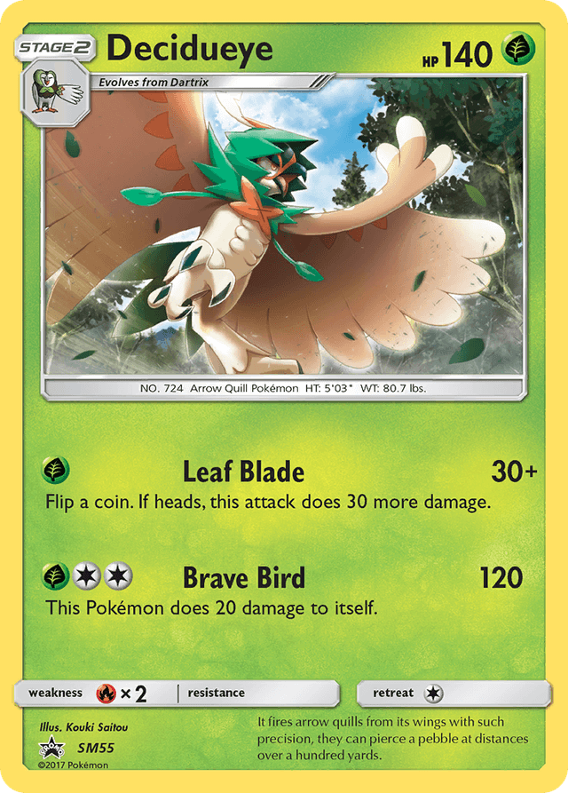 Decidueye — SM Black Star Promos #SM55