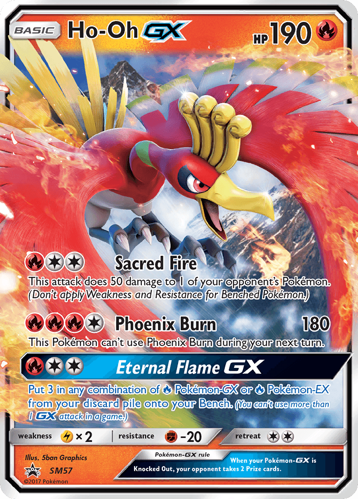 Ho-Oh-GX — SM Black Star Promos #SM57