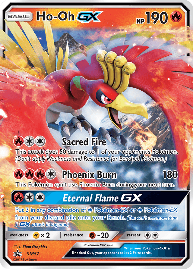 Ho-Oh-GX — SM Black Star Promos #SM57