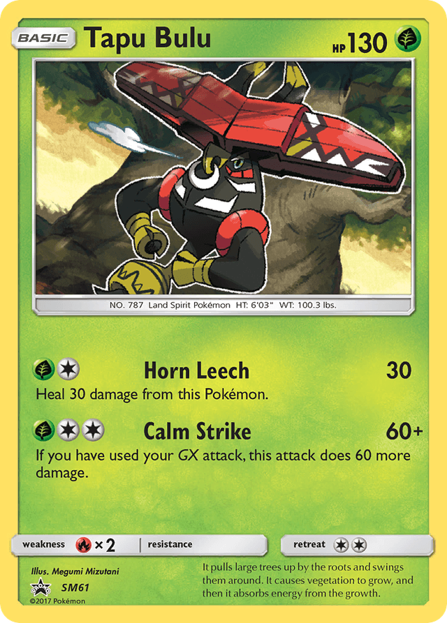 Tapu Bulu — SM Black Star Promos #SM61