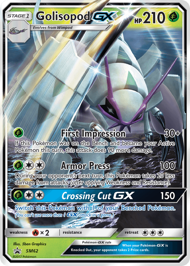 Golisopod-GX — SM Black Star Promos #SM62