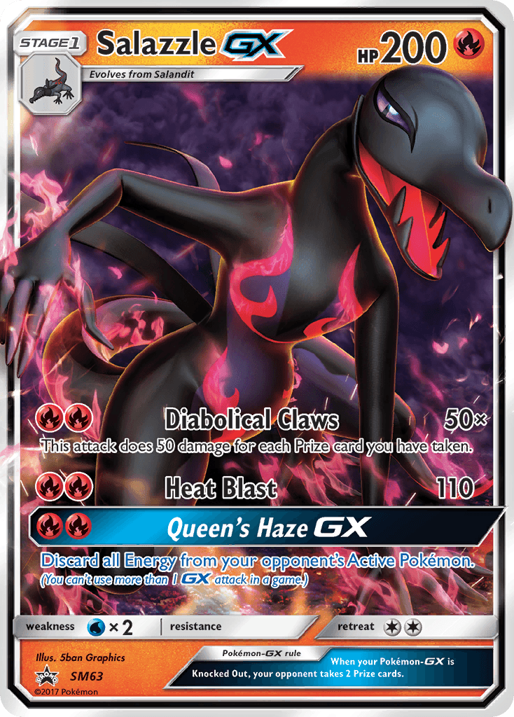 Salazzle-GX — SM Black Star Promos #SM63