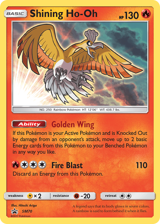 Shining Ho-Oh — SM Black Star Promos #SM70