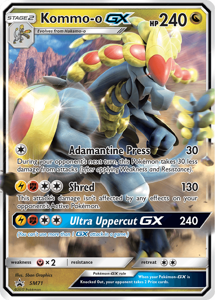 Kommo-o-GX — SM Black Star Promos #SM71