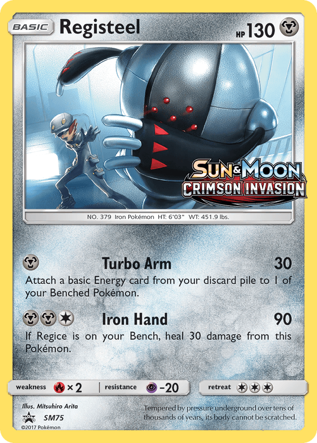 Registeel — SM Black Star Promos #SM75