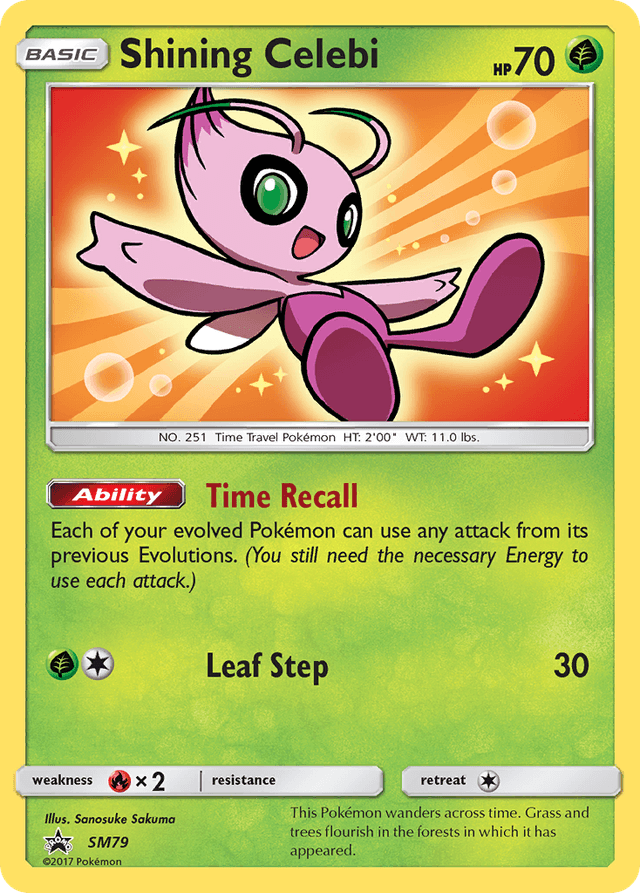 Shining Celebi — SM Black Star Promos #SM79