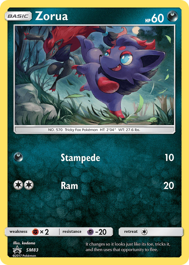 Zorua — SM Black Star Promos #SM83