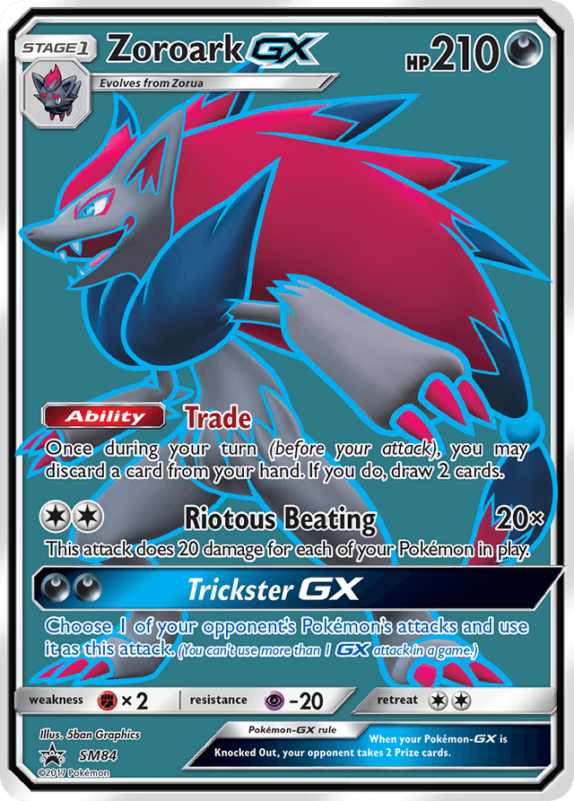 Zoroark-GX — SM Black Star Promos #SM84