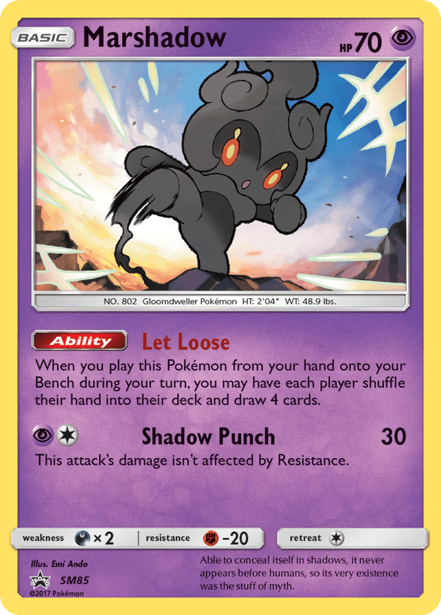 Marshadow — SM Black Star Promos #SM85