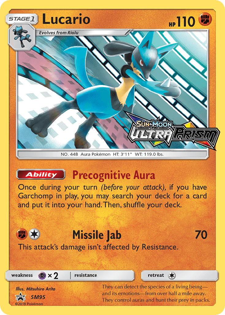 Lucario — SM Black Star Promos #SM95