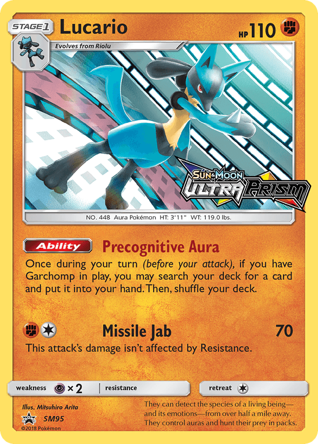 Lucario — SM Black Star Promos #SM95