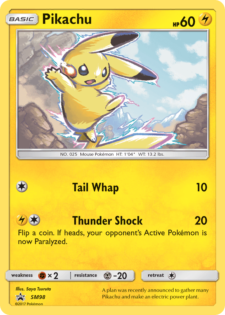 Pikachu — SM Black Star Promos #SM98
