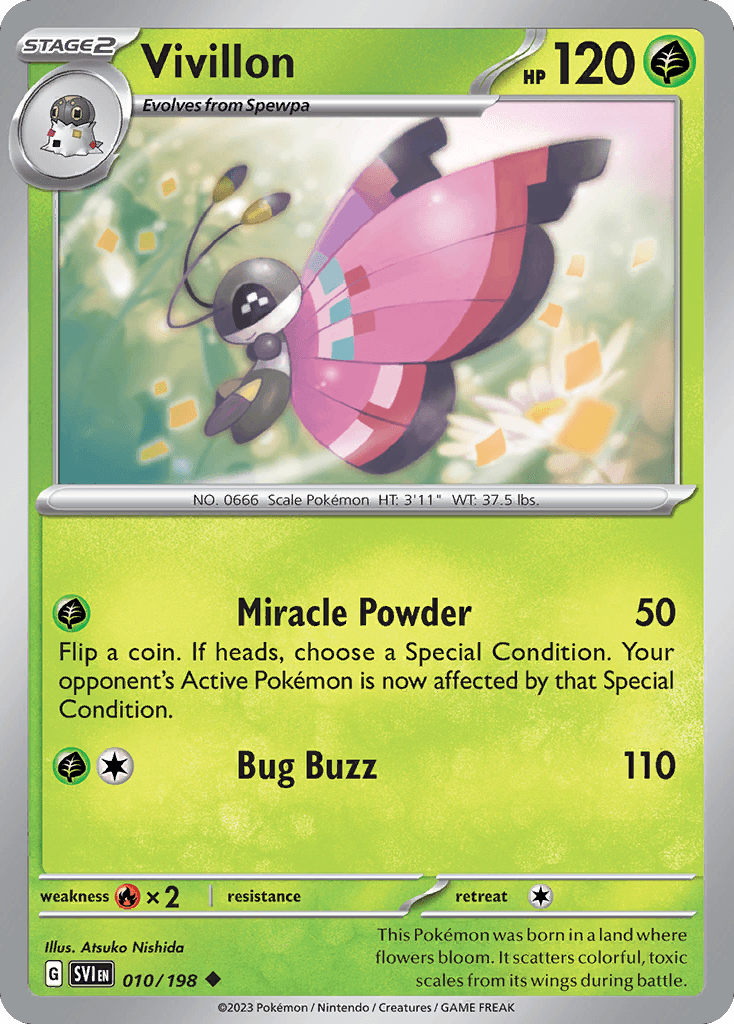 Vivillon — Scarlet & Violet #10