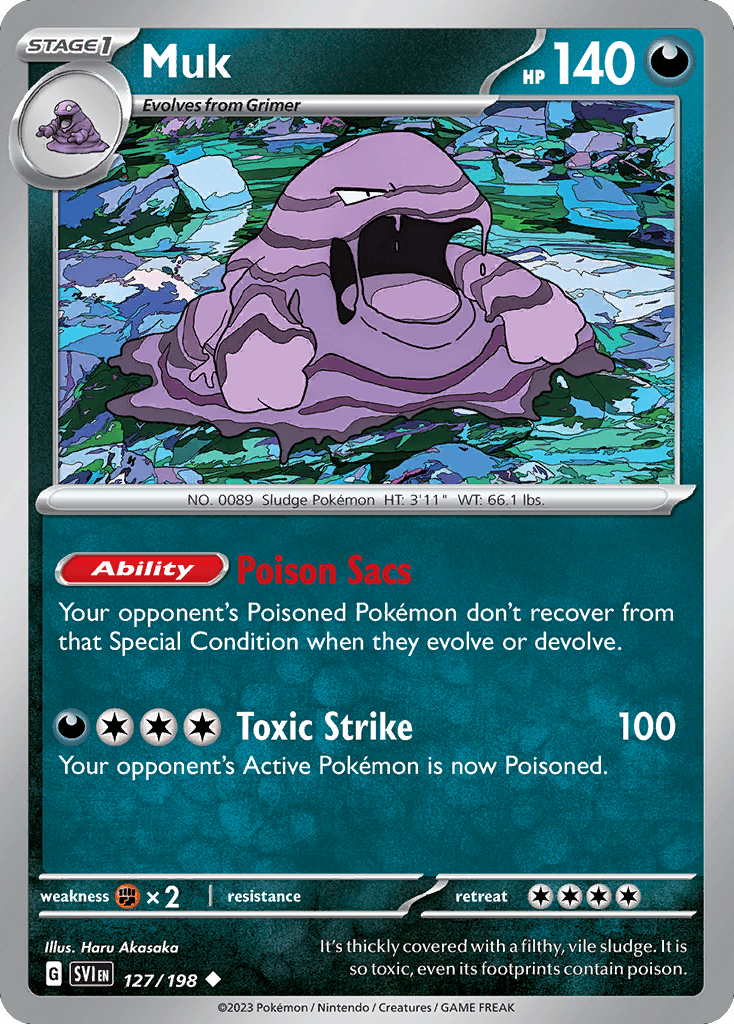 Muk — Scarlet & Violet #127
