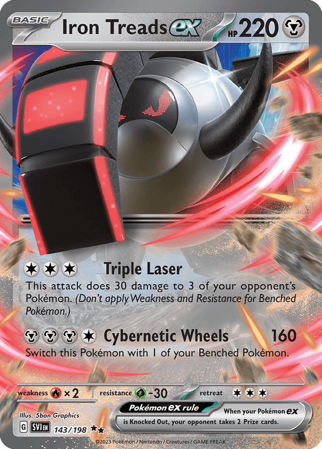 Iron Treads ex — Scarlet & Violet #143