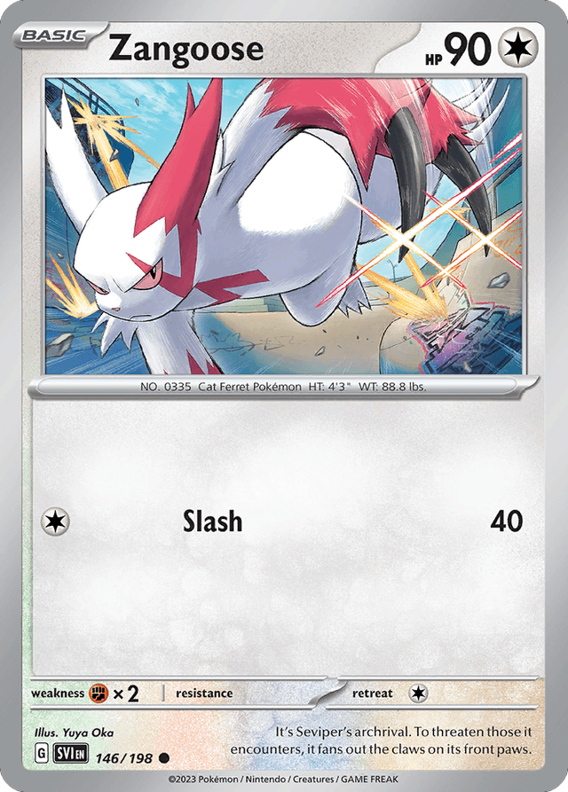 Zangoose — Scarlet & Violet #146
