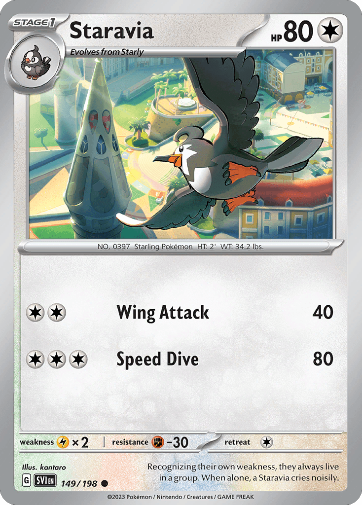 Staravia — Scarlet & Violet #149