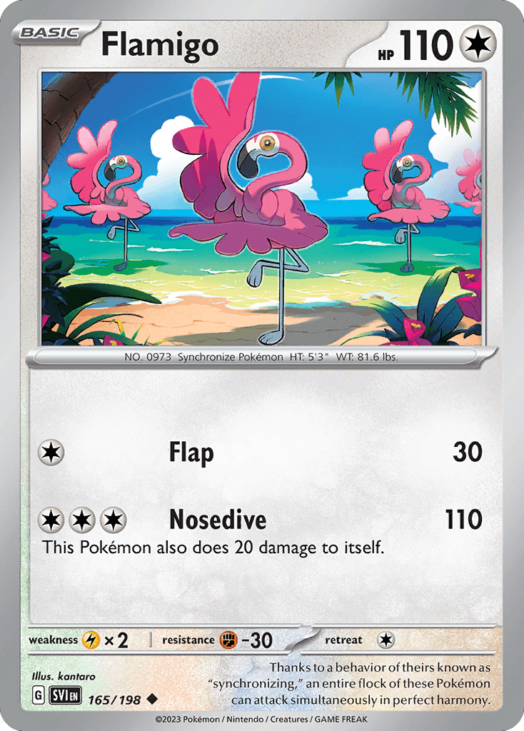 Flamigo — Scarlet & Violet #165