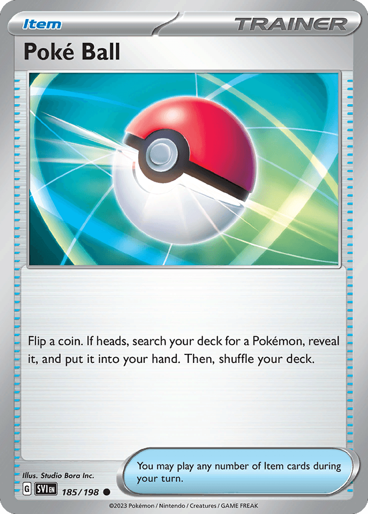 Poké Ball — Scarlet & Violet #185