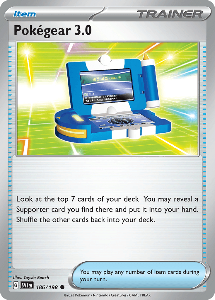 Pokégear 3.0 — Scarlet & Violet #186