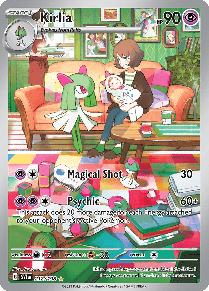 Kirlia — Scarlet & Violet #212