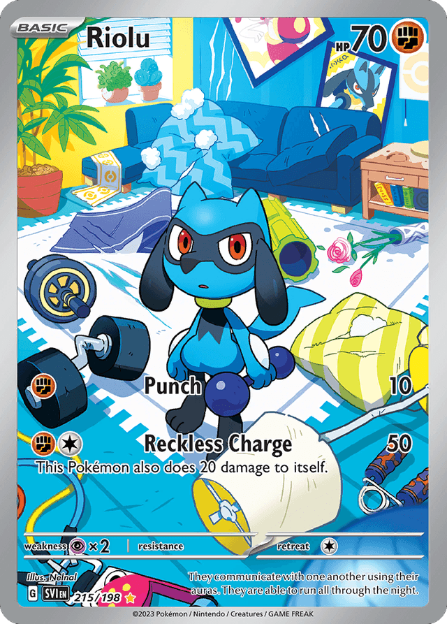 Riolu — Scarlet & Violet #215