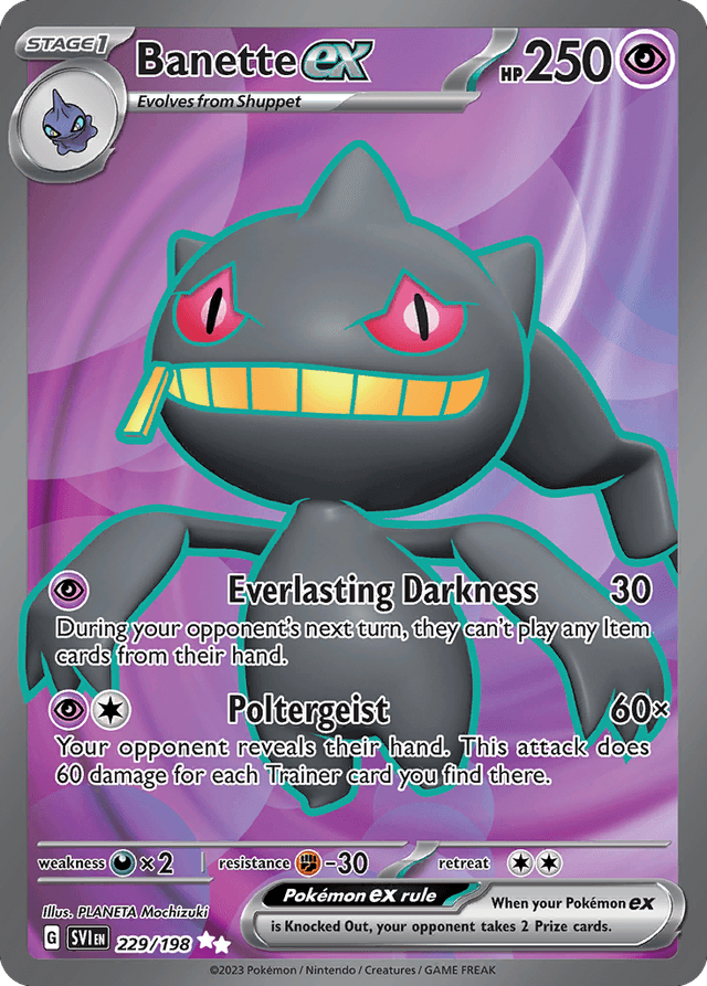 Banette ex — Scarlet & Violet #229