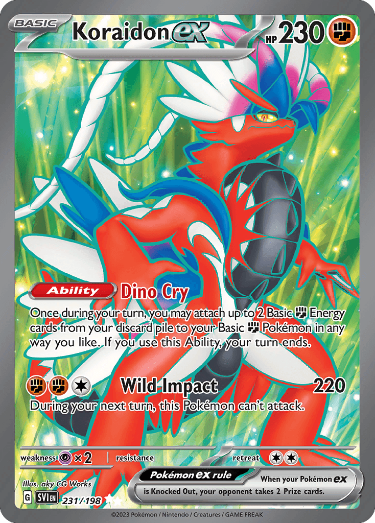 Koraidon ex — Scarlet & Violet #231