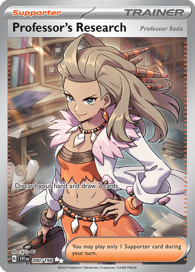 Professor's Research (Professor Sada) — Scarlet & Violet #240
