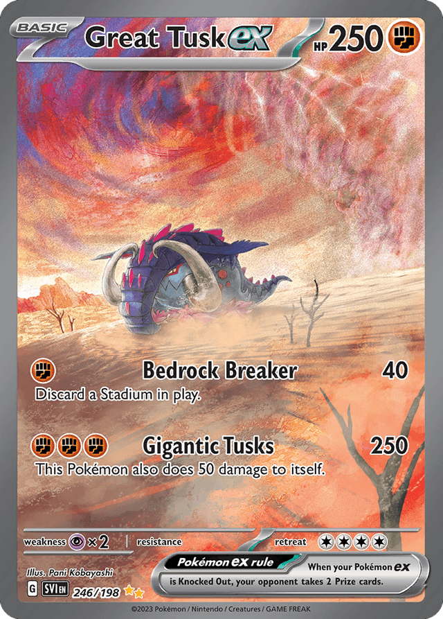 Great Tusk ex — Scarlet & Violet #246